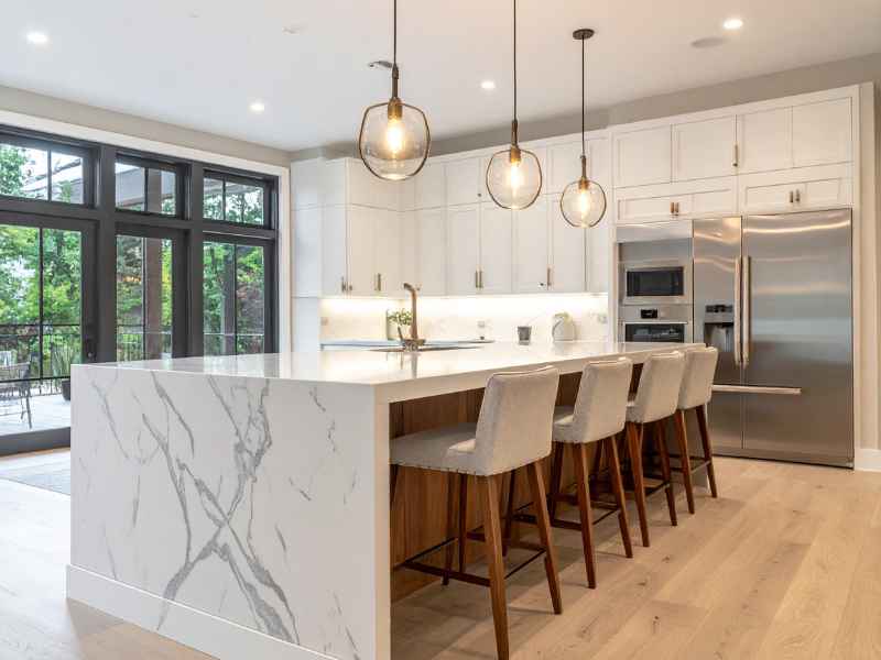 refrigerator placement maximizes efficiency - Foundry Design Group Refrigerator placement maximizes efficiency - Foundry Design Group
